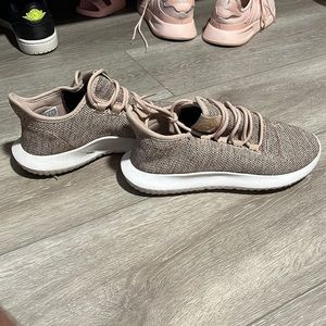 Adidas Tublar Shadow Women size 9 men 7 1/2 Beige Pink
